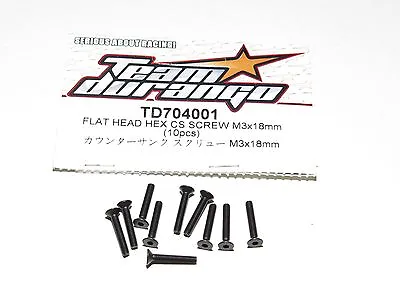 $0.99 • Buy Team Durango DEX210V3 TD704001 Flat Head Hex CS Screw 3x18mm (10) 