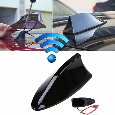 £6.51 • Buy 12v Auto Car Roof Aerial Radio Fm Signal Shark Fin Antenna Ariel Arial