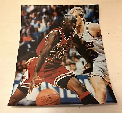 Michael Jordan Chicago Bulls Vintage 1990s NBA Basketball 8x10 Color AGFA • $45