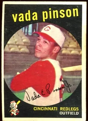 $0.99 • Buy 1959 Topps #448 Vada Pinson Set Break