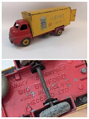 Dinky 923 Bedford Van Lorry Truck Heinz 57 Varieties Baked Beans Red Yellow • $96.21