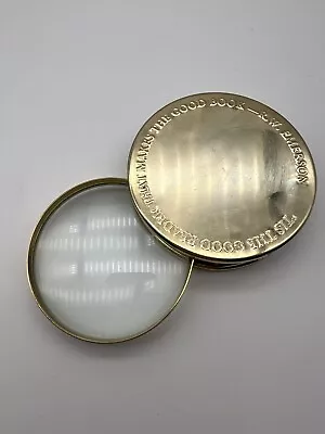 Vintage Brass Table / Desk Top Flip-Out Circular Magnifying Glass. R. W. Emerson • $29.99