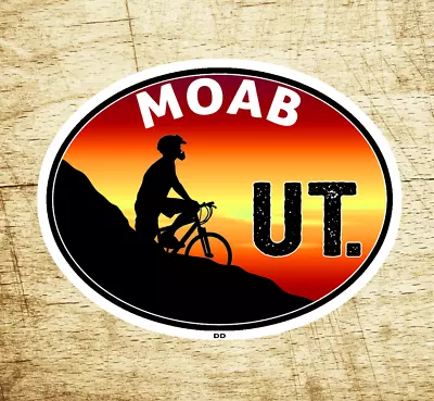 Moab Utah Arches Canyonlands Decal 3 5/8  X 2 3/4  Sticker National Park Bike • $5.29