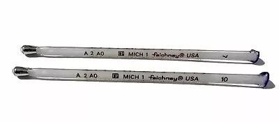 Vintage Mich 1 Faichney USA Liquid In Glass Clinical Oral Fever Thermometer X2 • $49.95