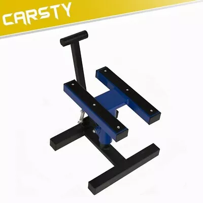 CARSTY Motorcycle Dirt Bike Jack Hoist Stand Lift Table Rack Height Adjustable • $52.99