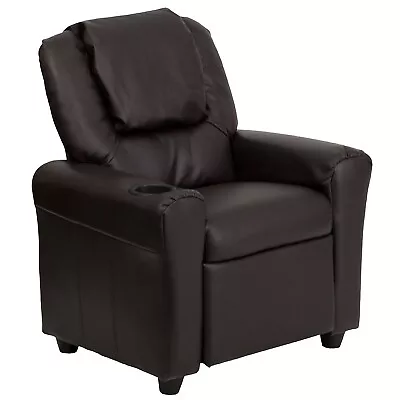 Flash Furniture Contemporary Vinyl Kids Recliner W/Cup Holder And Headrest. • $283.27