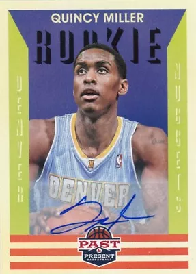 2012-13 Panini Past & Present #197 Quincy Miller Signatures • $1.75