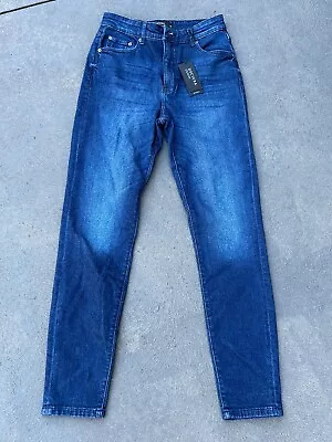 New With Tag Ladies Decjuba Denim Jeans Size 12 Fit 14 EVA Full Length Skinny • $35.99