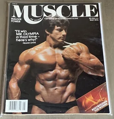 Frank Zane/Arnold Mr. Olympia - Muscle Builder Bodybuilding Magazine - May 1979 • $44.99