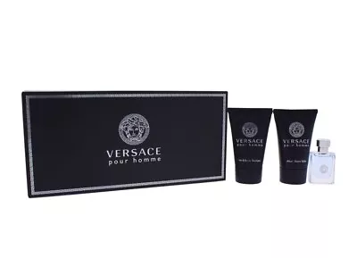 Versace Pour Homme Cologne Gift Set For Men 3 Pieces • $39.50