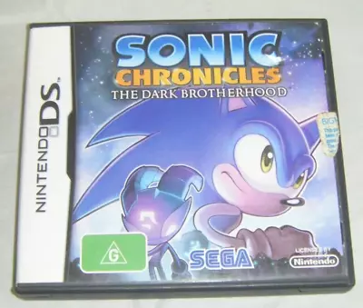 Nintendo DS Game - Sonic Chronicles: The Dark Brotherhood • $34.99