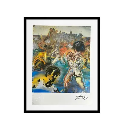 Salvador Dalí Original Signed Print 1966-67 Tuna Fishing Vintage Art • $60