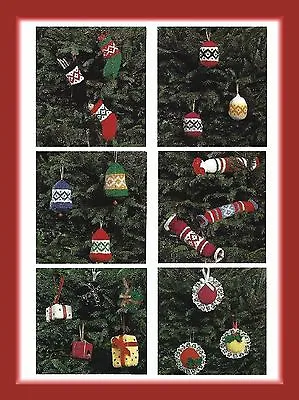 £1.99 • Buy Christmas Tree Decorations Knitting Patterns 6 Patterns Bells Boxes DK 545