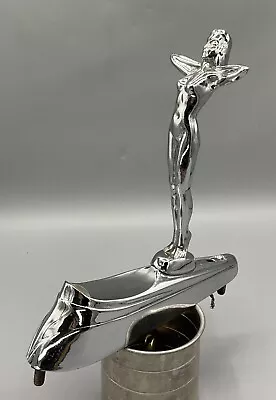 Vtg RARE Naked Nude Lady Chrome Hood Ornament W/Wired Light Rat/Hot Rod • $159.99