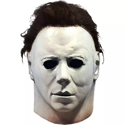 Halloween Cosplay Costume Michael Myers Mask Latex Full Head Killer Scary Prop • £11.55