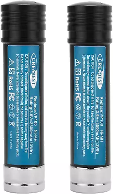 2Pack 3.6V 3500Mah Ni-Mh Replacement Battery For Black & Decker  • $32.63