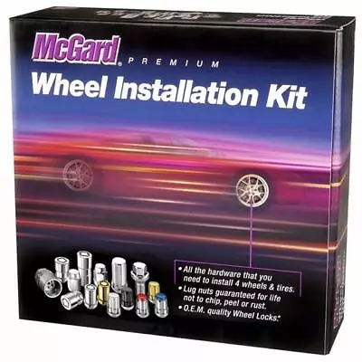 McGard 84537 5 Lug Hex Install Kit M12X1.5 Cone Seat Bulge  1.45 Oal-Chrome • $83.03