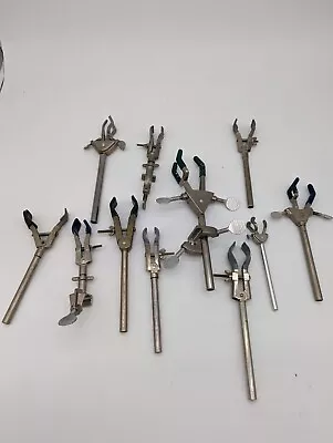 Lot Of 11 Laboratory Clamps Three Prong Two Prong • $50