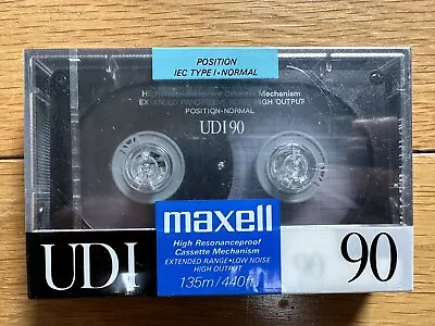 Maxell UDI 90 Type I Normal Bias Audio Cassette Tape High Output - Made In Japan • $12.99