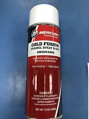 Mercury Outboard VERADO Spray Paint Aerosol Cold Fusion WHITE 8M0094988 12 Oz • $18.99