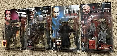 McFarlane Movie Maniacs Lot Evil Ash T800 Blair Witch Candyman & Brundle Fly • $235