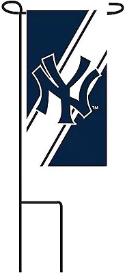 New York Yankees Premium 24 Count Mini Garden Flag Banner Set Includes Metal... • $129.79