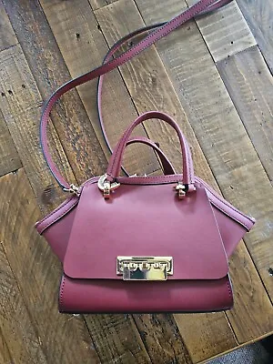 Zac Posen  Crossbody Burgandy Purse New W/o Tags • $75