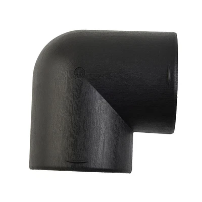 £8.23 • Buy Air Duct Elbow House Exterior Diameter 75mm Easy To Install Black