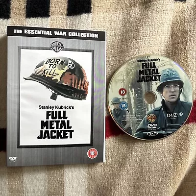 Full Metal Jacket (DVD 2005) ONLY DISC & COVER. NO CASE. FREE 📮 POST • £2.10