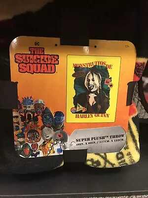 $12 • Buy Suicide Squad Harley Quinn Fleece Blanket. Brand New. 46 Inch X 60 Inch 