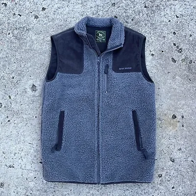 Men’s Over Under Clothing Co Kings Canyon Fleece Vest Size Small Made In USA • $42.50