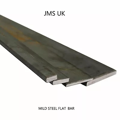 Mild Steel Flat Bar Metal Strip  /Various Sizes Available 25mm-100mm Width • £7.45
