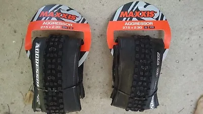 (1) 29 X 2.3 Maxxis Aggressor EXO TR Tubeless Mountain Bike Tire 29  Double Down • $83.75