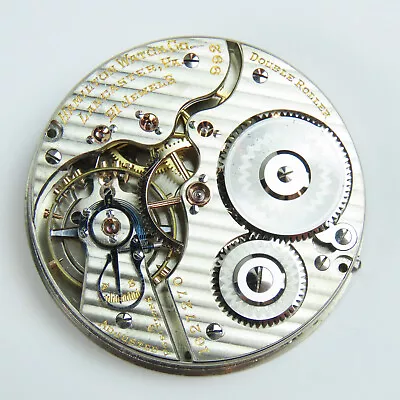 Hamilton 16 Size Model 992 Open Face 21 Jewel Pocket Watch Movement • $22.50