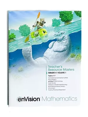 EnVision Math Resource Masters Grade 4 Volume 1 & 2 + Assessment Sourcebook NEW • $75.99