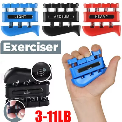 $11.94 • Buy Finger Exerciser Guitar Piano Hand Grip Strengthener Rehabilitation Therapy 11LB