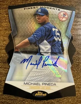2012 Topps Finest Finest Moments Refractor Auto /25 Michael Pineda #FM-MP SSP • $31.30