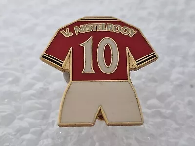 Manchester United R  V Nistlerooy 10 Kit Badge MUFC Man Utd Man U Rare TREBLE 99 • £7.95