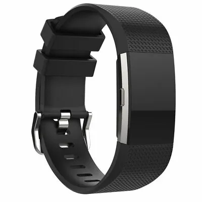 Fitbit Charge 2 Silicone Band Replacement Wristband Watch Strap Bracelet AU Lot • $5.95