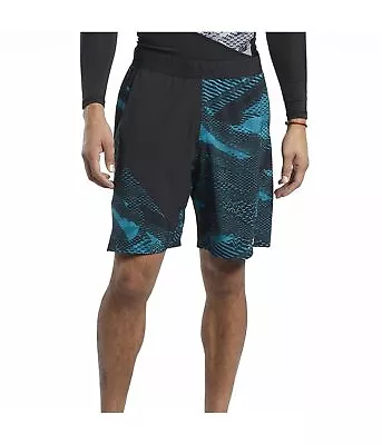 Reebok Mens Speed Athletic Workout Shorts Green Medium • $28.62