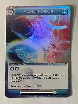 Chaotic 150/200 Fluid Fugue Super Rare Holo Foil Mugic Card • $26.99