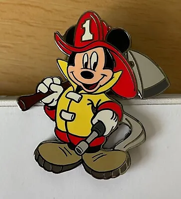 HTF LE Disney Pin Cast Member Exclusive Fireman Mickey Mouse Chief 1 University • $40