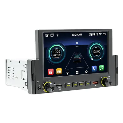 Android 10.1 Car Stereo Radio GPS Player 6.2in Single Din Touch Screen 1+16GB • $108.80