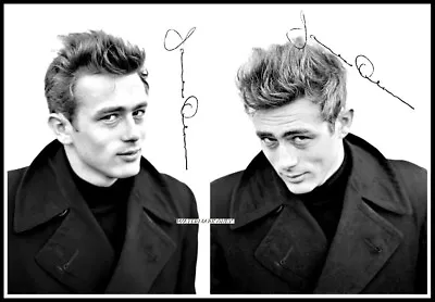 James Dean Autographed Cotton Canvas Image. Limited Edition (JD-2)x • £9.59