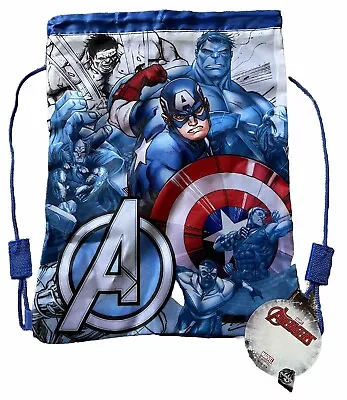 Brand New CAPTAIN AMERICA Marvel Avengers Swim Gym School Bag BNWT • £4.80