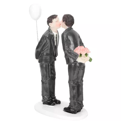 Cake Decoration Resin Man Wedding Figurines Pride Toppers • £16.59