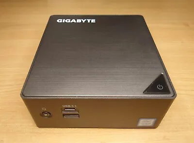 Gigabyte BRIX Mini PC Intel I7-7500U 16GB RAM 512GB NVMe Win10P WiFi+BT PSU • £184.99