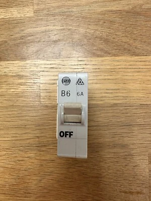 *WYLEX B6Amp Type 2 3871 Breaker MCB Very Rare Old Style Plug-in MCB Fuse Switch • £19.99