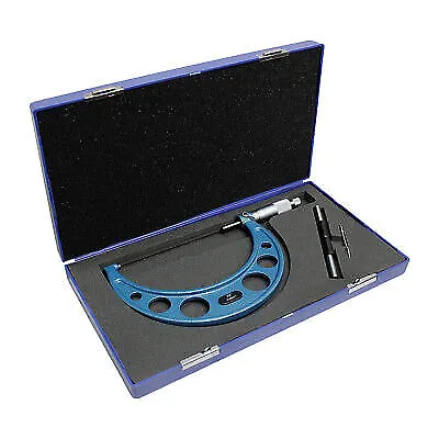 5-6 Inch Outside Micrometer .0001 Inch Graduation Baked Enamel Finished Frame • $27.99