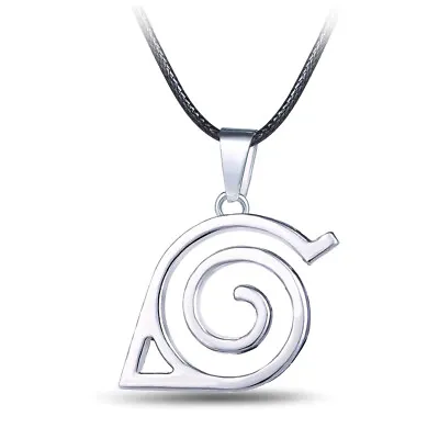 $6.99 • Buy Anime Naruto: Leaf Symbol Necklace Cosplay Costume Prop Toy Gift Boy